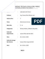 Informe 7 Momento de Inercia UTP