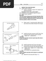 Inspection: Fuel Tube Connector