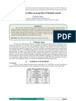 Effect of Nano-Silica On Properties of Blended Cement: G.Reddy Babu