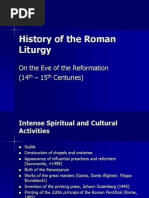 History of The Roman Liturgy