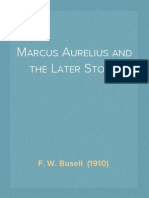 Marcus Aurelius and The Later Stoics - F. W. Busell 1910