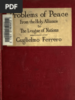 Problems of Peace - Guglielmo Ferrero (1919)