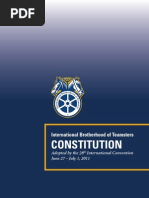 Teamsters International Constitution - 2011