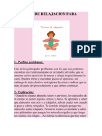 Técnicas de Relajación para Niños