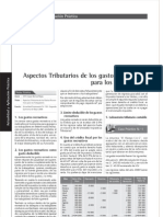 Aspectos Tributarios de Los Gastos Recreativos para Los Trabajadores