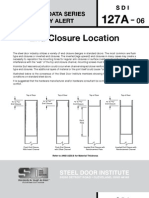 SDI - 127 Standard Steel Doors and Frames