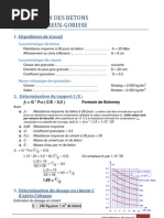 Formulation Du Beton: Methode de DREUX