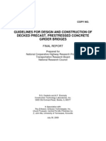 Guidelines - For Design and Construction Precast Prestressed Concrete Girder Bridge