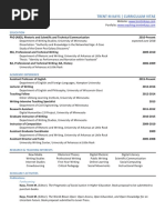 CV For Trent M Kays