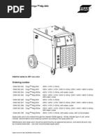 Spare Parts List: Origo Mig 400t / Origo Mig 500t