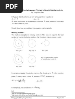 Introduction of Cauchy Argument Principle in Nyquist Stability Analysis 