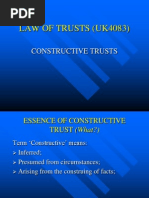 Constructive Trust