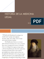 HistoriaMedicinaLegal DR Benito Morales