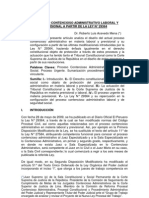 El Proceso Contencioso Administrativo Laboral