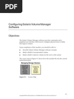 Configuring Solaris Volume Manager Software: Objectives