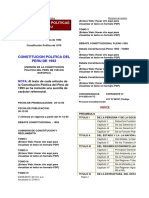 Constitución Política Del Estado