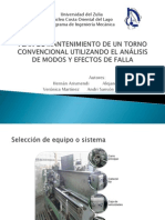 Plan de Mantenimiento de Un Torno Convencional Amef