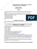 C55-74 - Instrucţiuni Tehnice Privind Montarea Profilului Mână Curentă Din P.V.C. Semirigid