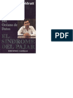 El Sindrome Del Pajar Eliyahu M Goldratt New