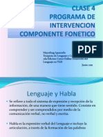 Clase 4 Programa Fonetico