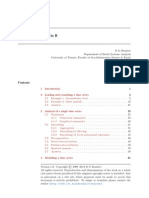 Time Series Analysis in R