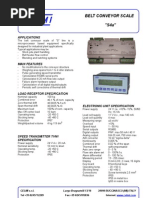 Belt Conveyor Scale "S4a": Applications