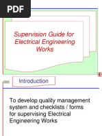 HDB-Supervision Guide For Electrical Engineering Works