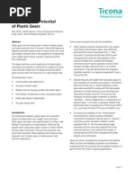 Ticona Potential of Plastic Gears