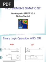 Working With STEP7 V5 Getting Started