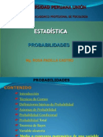 Probabilidad. - PSICOLOGÍA (1) ESTADISTIKAAA