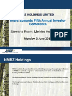 NMBZ Imara Investment Conference Presentation June 2013