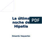 La Ultima Noche de Hipatia