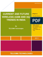 Current and Future Wireless (GSM and 3G) Trends in India: by TELCOMA Technologies