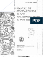 Manual of Standards For Blood Collection Units in The Philippines