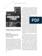 Comunicacion y Poder. Manuel Castells