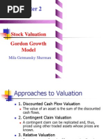 Valuation Gordon Growth Model