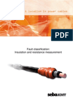 Cable Fault Location in Power Cables: Fault Classification: Insulation and Resistance Measurement