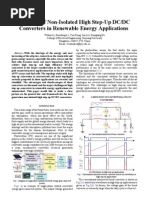 A Review of Non-Isolated High Step-Up DCDC