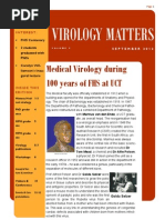 Virology Matters: Medical Virology During 100 Years of FHS at UCT