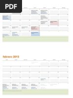 Calendario Académico UCSP 2013