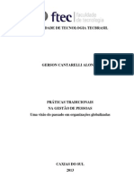 Desvantagens Das Práticas Tradicionais Na Gestão de Pessoas