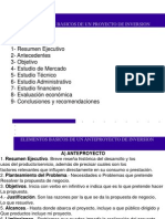 Proyectos Unidad I Diapósitiva 2 Solo El Anteproyecto