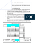 Imperial Piping Weight Load Calculation Workbook