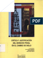 Arroyo Zapatero Luis Neumann Ulfrid y Nieto M Adan Critica y Justificacion Del Derecho Penal en El Cambio de Siglo