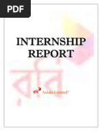 Internship Report On Rabi Anxiata