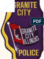 Granite City Police Department Organization of The Police Department Manual