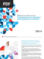 Transforming Your Business With Software As A Service: IBM Executive Point of View