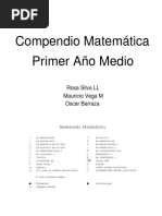 Compendio Ejercicios de Algebra Alternativas