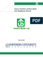 Loan and Advance Activities of Uttara Bank LTD, Moghbazar Branch, Dhaka