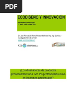 Ecodiseno y Innovacion Joan Rieradevall